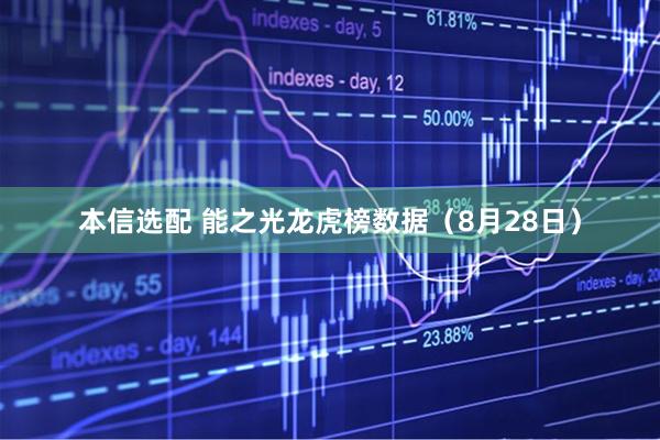 本信选配 能之光龙虎榜数据（8月28日）